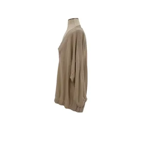 Free People Key Player Layer Sweatshirt Doe Oversized‎ V Neck Tunic Top Medium thumbnail 6