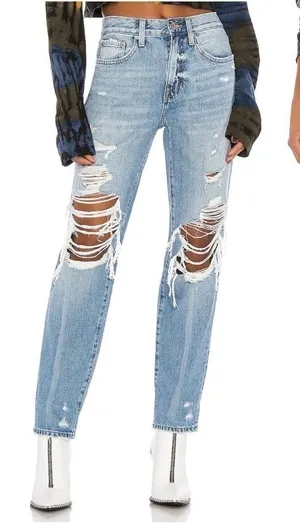 PISTOLA Presley Straight Jeans in Blue Size 26‎ thumbnail 1