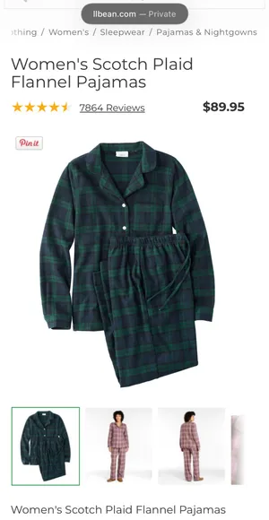 L.L. Bean Women’s Pajama Set thumbnail 2