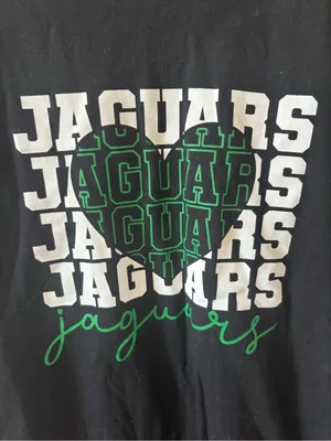 Bella Canvas Jaguars Graphic Tee - Black & Green thumbnail 2