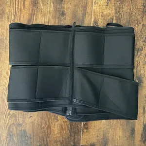 The Trim Clinics Waist Trainer Sweat Belt XL Black Neoprene Compression Shapewear NWOT thumbnail 2
