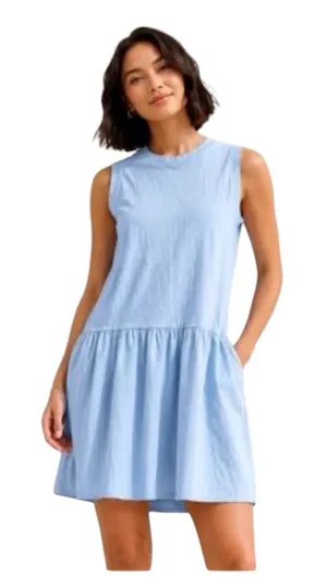 Universal Threads baby blue sleeveless shift dress S thumbnail 1