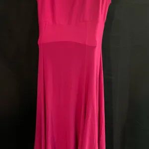 Chaps Size Medium Knee Length Draped Front Dress New Hibiscus Hill Geranium thumbnail 5