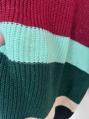 Farm Rio by Anthropologie striped sweater, size xxs ®️ thumbnail 8