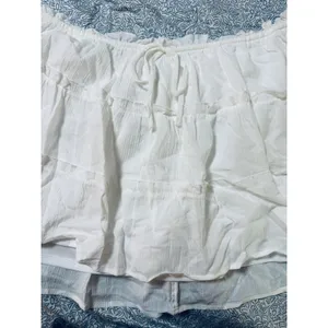 NWT Wild Fable White Ruffled Skort Drawstring Tiered Size XL Women Lightweight thumbnail 2