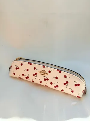 coach Pencil Case With Cherry Print cfa45 thumbnail 4