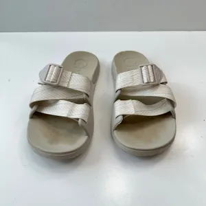 Chaco Z/Cloud Sandals Slides Adjustable Straps Beige Casual‎ Comfort Womens W6 thumbnail 2