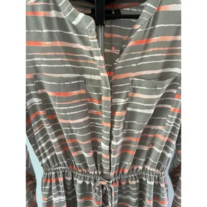 Apt.9 women's‎ gray/pink long sleeve pockets dress size 10 thumbnail 5