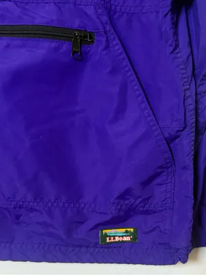 L.L.Bean hooded‎ anorak vintage windbreaker thumbnail 3