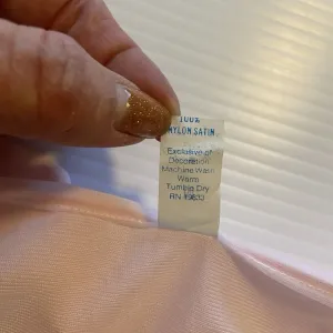 Vintage Nancy King Lingerie Nightgown Size M Pink Nylon‎ satin Lace Sleepwear thumbnail 10