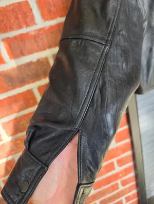 VTG Michael Joseph 🇺🇸 Made Fur&Leather Jacket, M Black Size M thumbnail 15