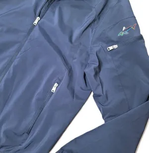 Greg norman size medium navy zip up jacket. thumbnail 2