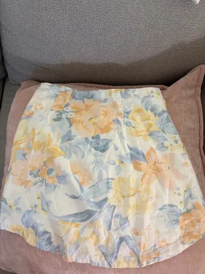 Abercrombie & Fitch Floral Linen Skirt thumbnail 2
