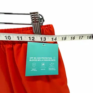 Willit Wide Leg Pants‎ Womens S Red Orange Pull On Loose Beach Resort UPF 50+ thumbnail 8
