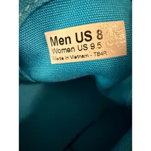 Vans Authentic Lo Pro Turquoise Blue Sequin Sneakers Womens 9.5 Mens‎ 8 Low Top thumbnail 8