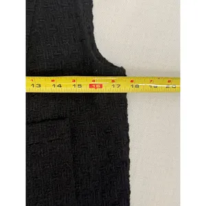Evereve Winona Black Tweed Vest size small thumbnail 8