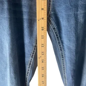 Ceder Rose‎ Women Size 33 X 34 Wing Hustler Y2k Straight Leg Mid Rise Jeans thumbnail 8