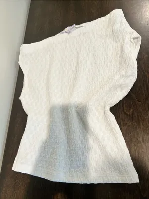 White Cowl Neck Textured Cami Top thumbnail 3