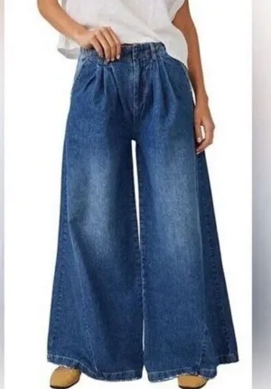 We The Free Free People Women's Equinox Denim Trouser. Size 29” thumbnail 2