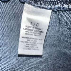 Aeropostale denim distressed L normcore basic classic jacket thumbnail 3