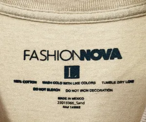 FashioNova Sand Graphic NY & Art Tee thumbnail 4