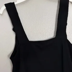 H&M Women Navy Blue Top Ribbed Minimalist Blouse Size Medium‎ thumbnail 8