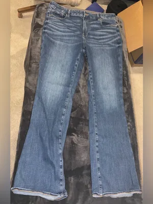 American Eagle Next Level High-Waisted Skinny Kick Jean Size 18 Long thumbnail 12