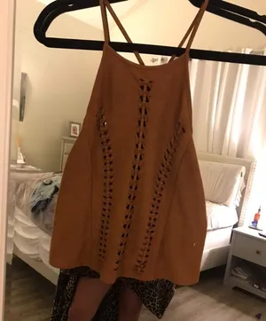 Suede Top Brown thumbnail 2