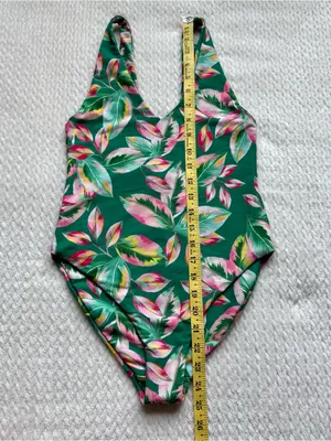 Skatie Amanda One Piece Swimsuit S Green Tortuga Tropical Colorful Beach thumbnail 8