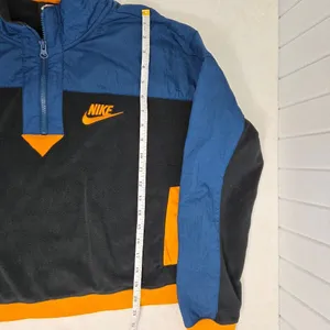 Nike Polar Fleece Half Zip Blue Orange Size‎ XL thumbnail 7