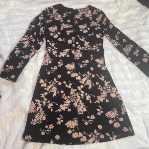 ABERCROMBIE & FITCH NWT Black Floral Dress Longsleeve‎ Medium thumbnail 5