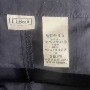 LL‎ Bean Hiking Cargo Pants Black M thumbnail 6