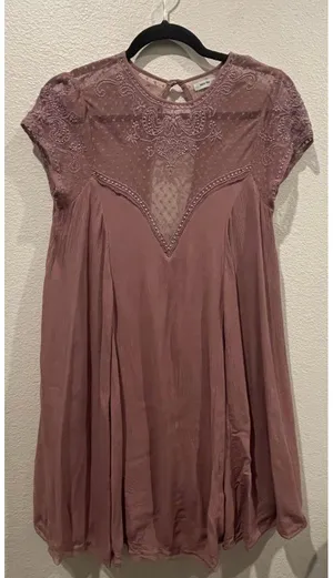Urban Outfitters KIMCHI BLUE Lily Embellished Trapeze Mini Dress thumbnail 2