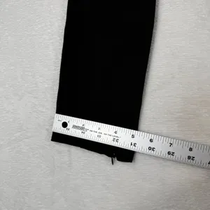 Alexander Wang Black High Waist Logo Band Skinny Leggings‎ Side Zip Pants 8831 thumbnail 8