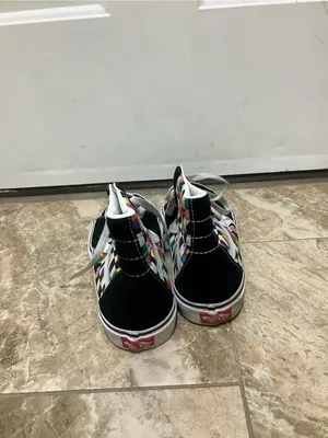VANS Sk8-Hi Floral Sneakers Size 6.5 thumbnail 5