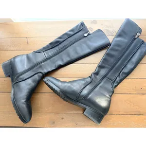 SoleMani Zipporah Slim Calf Boot Black Size 8 thumbnail 2