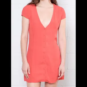 Coral Button Up Dress thumbnail 3