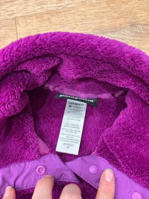 Patagonia Purple Fleece Pullover thumbnail 4