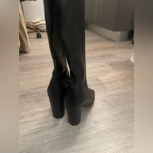 Steve Madden Over Knee Leather Open Toe Boots Us8.5 thumbnail 8