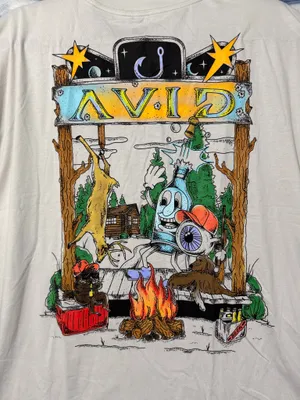 Avid Gear Cosmic Hunt Camp Graphic Tee 2XL White Size 2X thumbnail 4