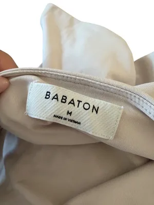 BABATON Aritizia Light Beige Bralette Crop Top Size Medium thumbnail 2