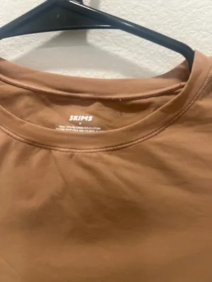 Skims Women’s Short-Sleeve Bodysuit in Brown - Classic Staple Size M thumbnail 2