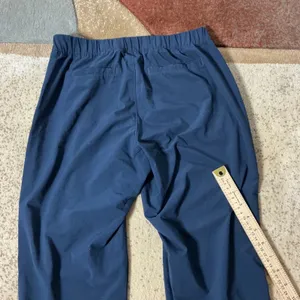 Athleta La‎ Viva Pants Navy Blue Travel Hiking 983350 SU16 Womens M Granola Girl thumbnail 7