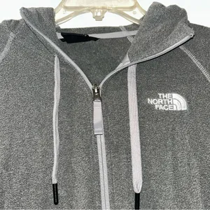 The North Face Gray Full-Zip Jacket Women’s Large thumbnail 2