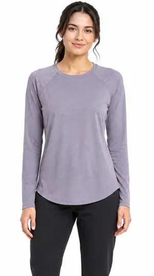 REI Co-Op Women's Long Sleeve Crew Neck Stretch Performance Shirt Size Small thumbnail 1