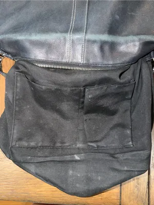 Coach Black Leather Shoulder Bag with Silver Hardware thumbnail 13