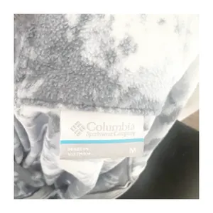 Columbia Active Fit Artic Air Fleece NWT Flannel Pullover Size Medium Grey Camo thumbnail 7