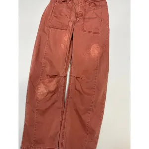Veronica Beard Sloan High Rise Barrel LegPants Washed red oak size 24 thumbnail 4