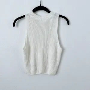 Reformation Lilac Linen Knit Top thumbnail 6