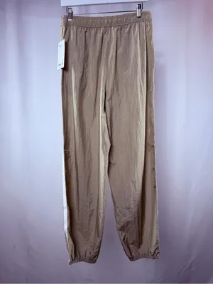 NWT Athleta Daybreak Mid‎ Rise Parachute Balloon Pants in Tan White Medium Tall thumbnail 7